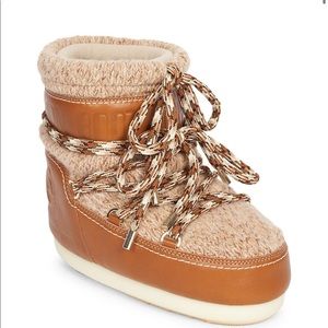 Moon Boot x Chloe Wool Ankle Boots